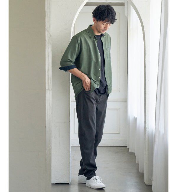 ikka「GOKU楽 EASY STRETCH イージーストレッチ チェック5Pパンツ」|その他|