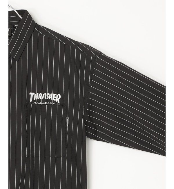 VENCE share style「THRASHER スラッシャー ストライプシャツ」|シャツ・ブラウス|