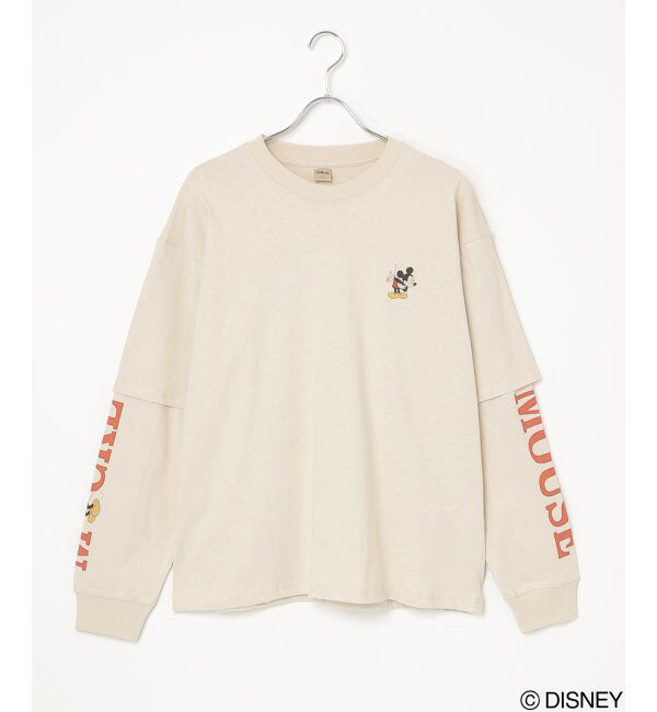 VENCE share style「ＤＩＳＮＥＹソデレイヤードロンＴ」|Tシャツ・カットソー|オフホワイト