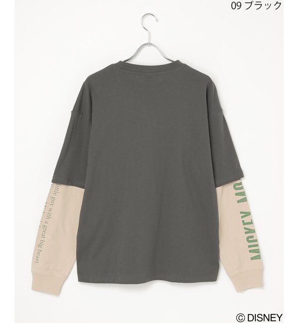 VENCE share style「ＤＩＳＮＥＹソデレイヤードロンＴ」|Tシャツ・カットソー|