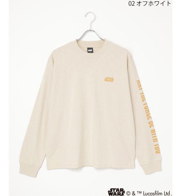 VENCE share style「スター・ウォーズ デザイン袖プリントロンT」|Tシャツ・カットソー|