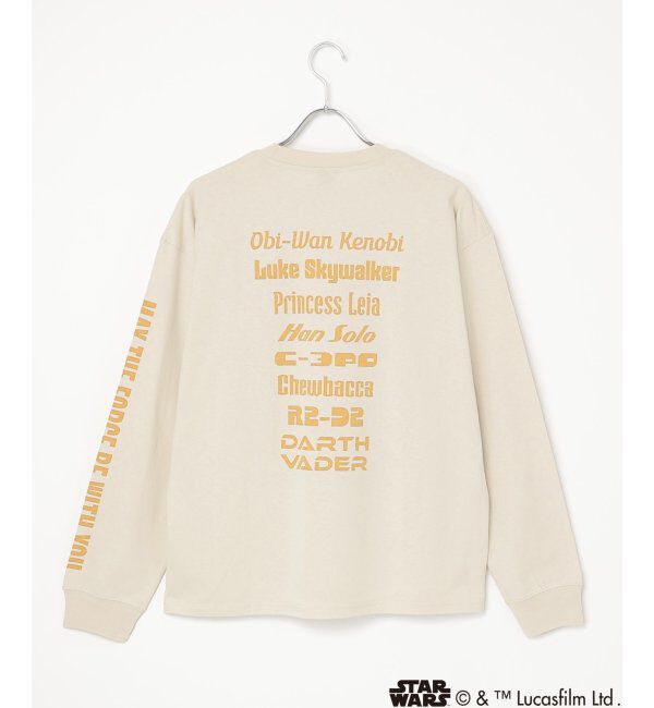 VENCE share style「スター・ウォーズ デザイン袖プリントロンT」|Tシャツ・カットソー|