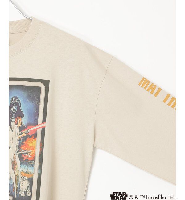 VENCE share style「スター・ウォーズ デザイン袖プリントロンT」|Tシャツ・カットソー|