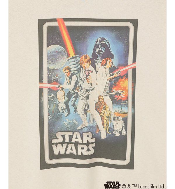 VENCE share style「スター・ウォーズ デザイン袖プリントロンT」|Tシャツ・カットソー|