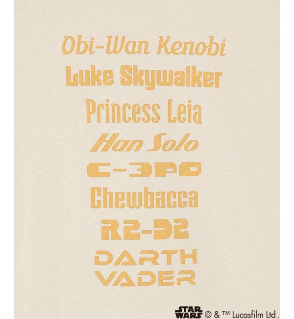 VENCE share style「スター・ウォーズ デザイン袖プリントロンT」|Tシャツ・カットソー|
