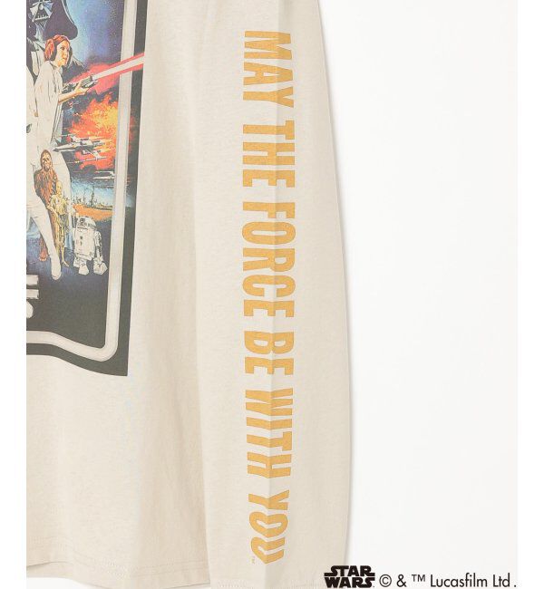 VENCE share style「スター・ウォーズ デザイン袖プリントロンT」|Tシャツ・カットソー|