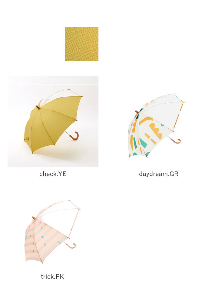 BACKYARD FAMILY「サンキューニプラスエム 392 plus m 傘 キッズ 子供用 55cm 通販 45cm 北欧風」|傘|