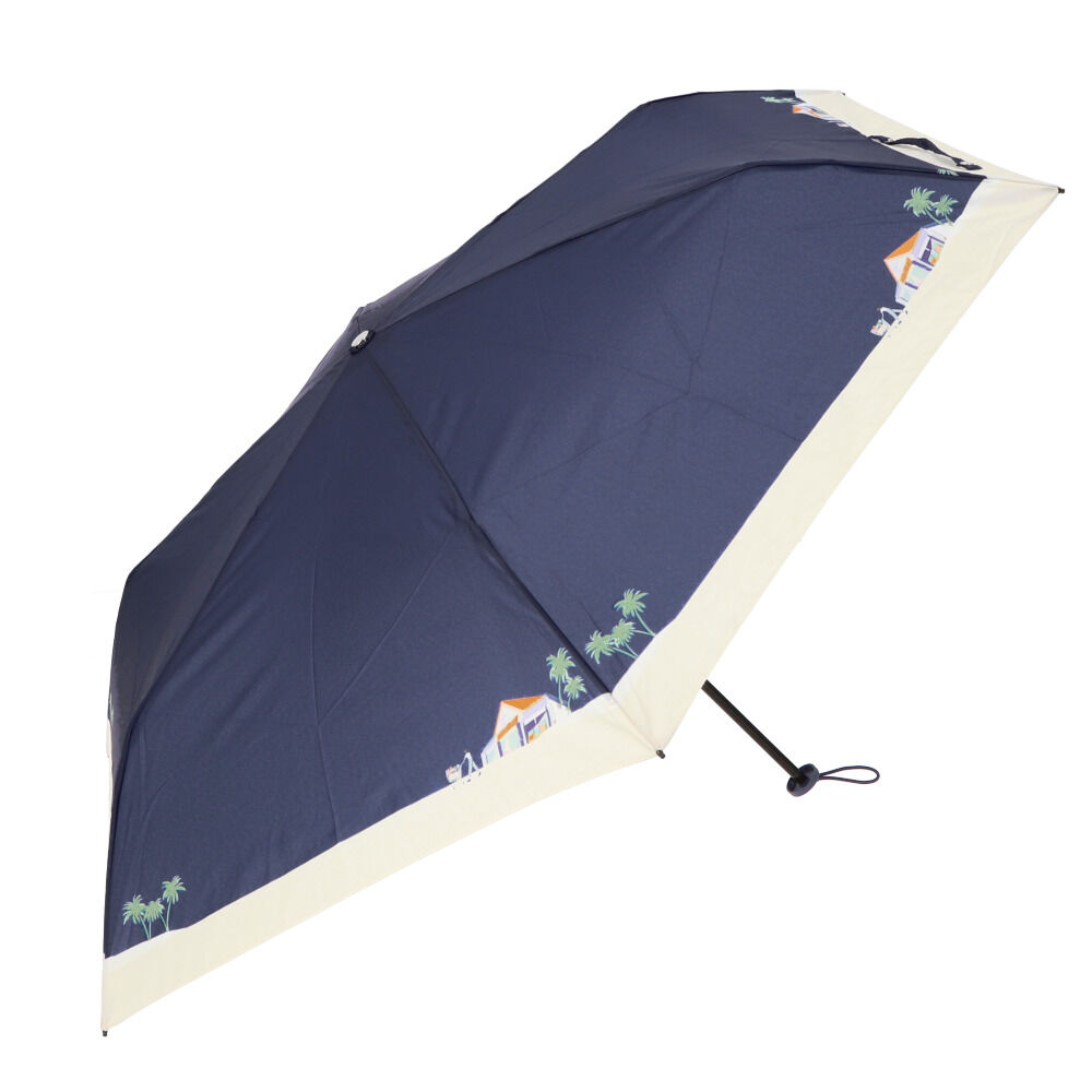 BACKYARD FAMILY「折りたたみ傘 軽量 uv レディース コンパクト 通販 大きめ 直径 約 100cm 晴雨兼用」|傘|ブルー3