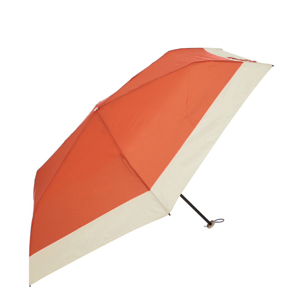 BACKYARD FAMILY「折りたたみ傘 軽量 uv レディース コンパクト 通販 大きめ 直径 約 100cm 晴雨兼用」|傘|オレンジ2