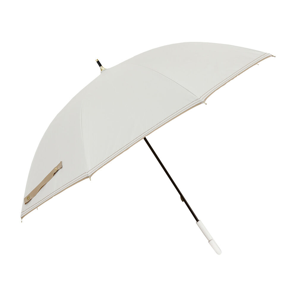 BACKYARD FAMILY「傘 レディース 大人 通販 長傘 50cm 晴雨兼用傘 かさ カサ 雨傘 日傘 手開き」|傘|ホワイト3