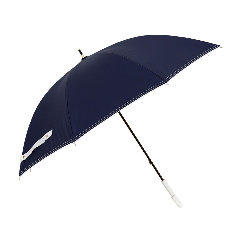 BACKYARD FAMILY「傘 レディース 大人 通販 長傘 50cm 晴雨兼用傘 かさ カサ 雨傘 日傘 手開き」|傘|ブルー4