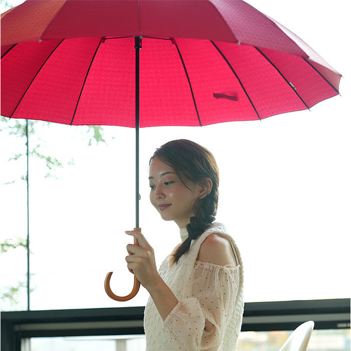 BACKYARD FAMILY「mabu 傘 マブ SMV-4228 通販 長傘 16本骨 晴雨兼用傘 雨傘 日傘 晴雨兼用長傘」|傘|