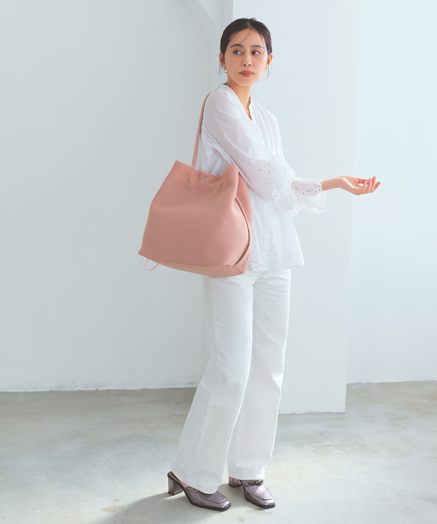 TOPKAPI BREATH「【Breath TOPKAPI】メッシュ 2way ビッグ ワンハンドル ショルダーバッグ」|ショルダー・メッセンジャー|