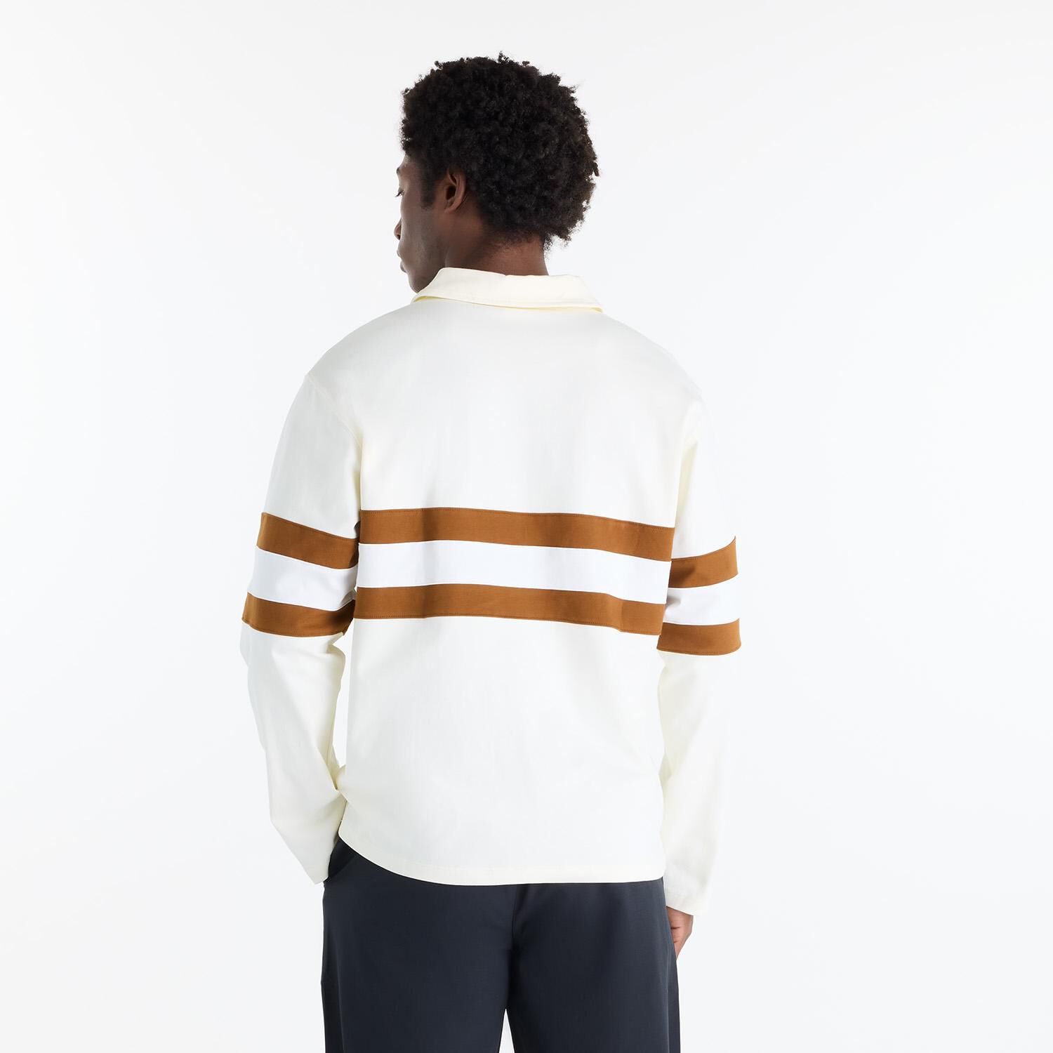 NEW BALANCE 「【NEW BALANCEｳｪｱ】M ﾚｶﾞｼｰﾗｸﾞﾋﾞｰﾛﾝｸﾞｽﾘｰﾌﾞT」|Tシャツ・カットソー|