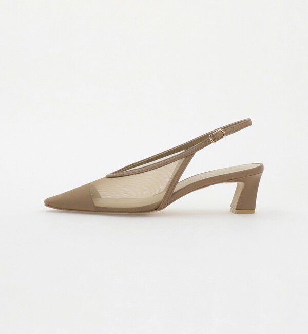 ODETTE E ODILE「チュール バックベルト パンプス50&uarr;」|パンプス|BEIGE