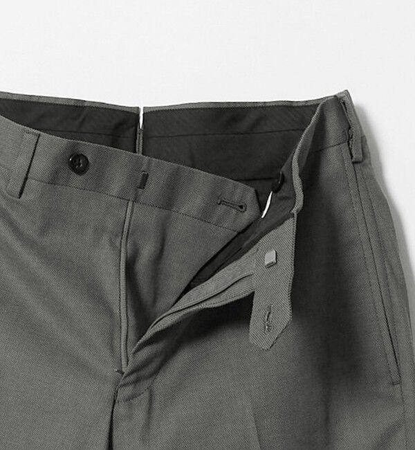 UNITED ARROWS「クールモーション ドビー サイドエクステンド ノープリーツスラックス COMFORT EASY‐MODEL　接触冷感　吸」|スラックス|