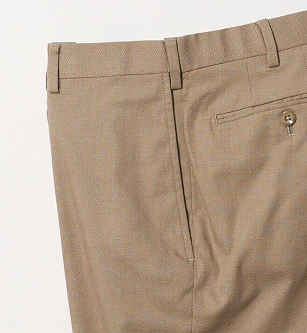 UNITED ARROWS「クールモーション ドビー サイドエクステンド ノープリーツスラックス COMFORT EASY‐MODEL　接触冷感　吸」|スラックス|