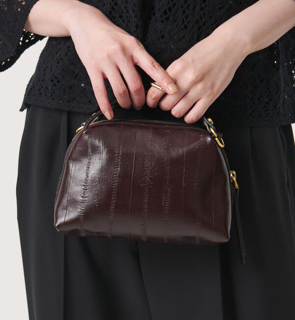 UNITED ARROWS「＜GIANNI CHIARINI＞ALIFA SHINY S バッグ」|ショルダー・メッセンジャー|WINE