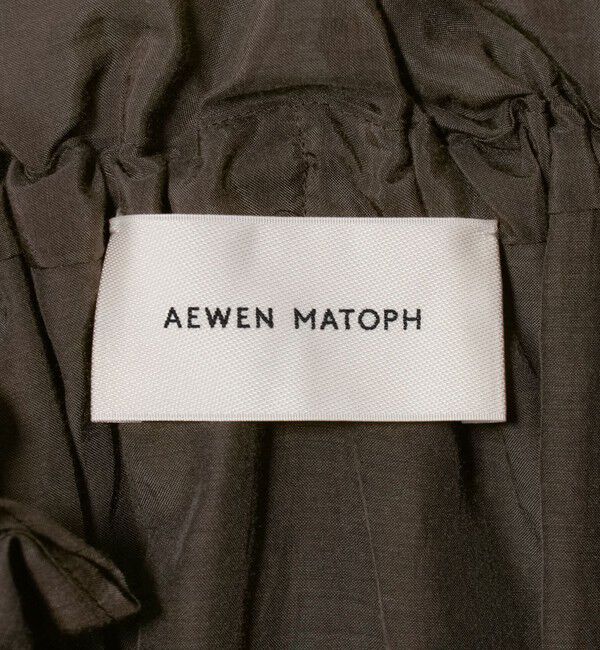 AEWEN MATOPH「＜AEWEN MATOPH＞ギャザー リボン ブラウス ウォッシャブル」|シャツ・ブラウス|