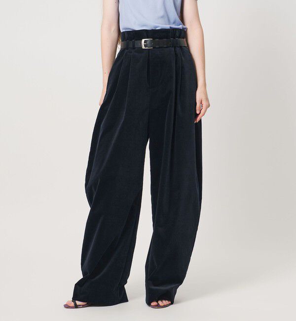 AEWEN MATOPH「＜AEWEN MATOPH＞コーデュロイ カーブパンツ」|その他|NAVY