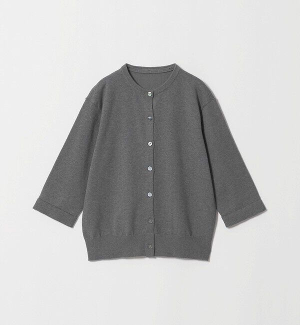 UNITED ARROWS「4WAY エンブロイダリー シャツ コンビ ニット ‐ウォッシャブル‐」|カーディガン|