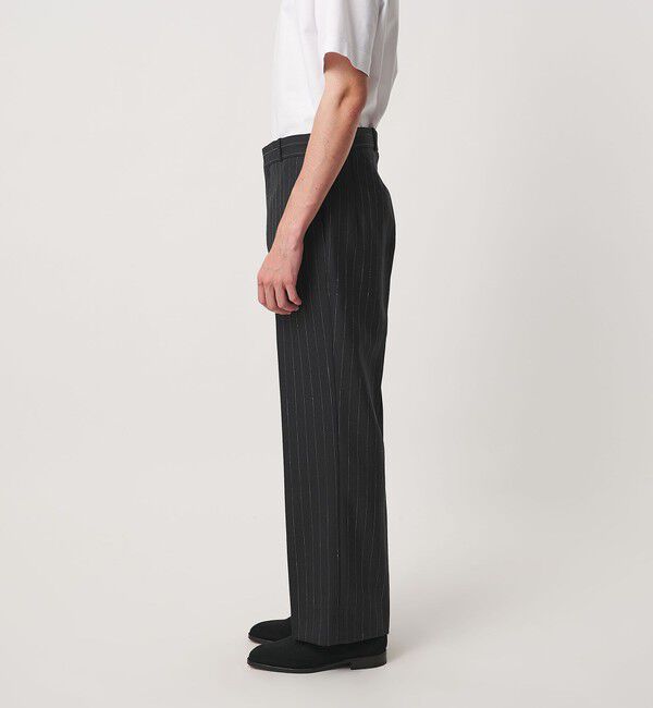 UNITED ARROWS「ポーラ ピンストライプ ワイドストレート パンツ」|スラックス|