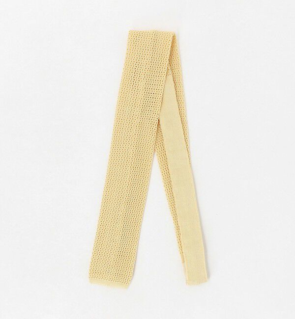UNITED ARROWS green label relaxing「＜Bleck＞6.5cm ニット ソリッド ネクタイ」|ネクタイ・蝶ネクタイ|YELLOW