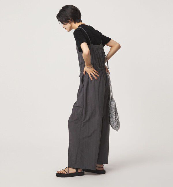 UNITED ARROWS green label relaxing「ウスカル キャミソール サロペット UVカット 撥水 接触冷感」|オールインワン|
