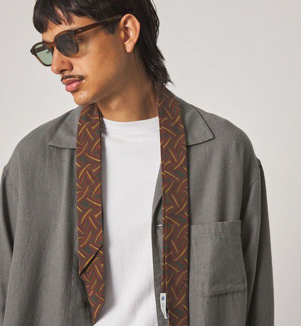 STEVEN ALAN「＜Steven Alan＞ シルクネップ オープンカラー カバーオール シャツ」|その他|