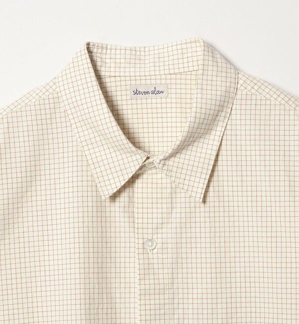 STEVEN ALAN「＜Steven Alan＞ ポプリン レギュラーカラー シャツ LOOSE」|シャツ・ブラウス|