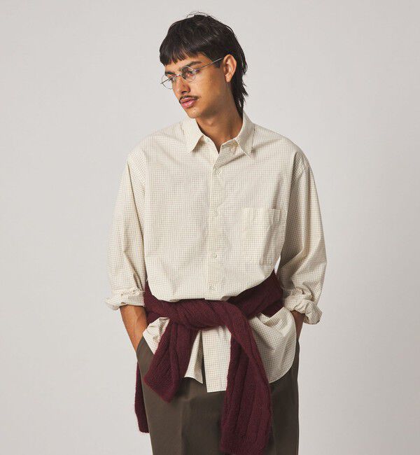 STEVEN ALAN「＜Steven Alan＞ ポプリン レギュラーカラー シャツ LOOSE」|シャツ・ブラウス|