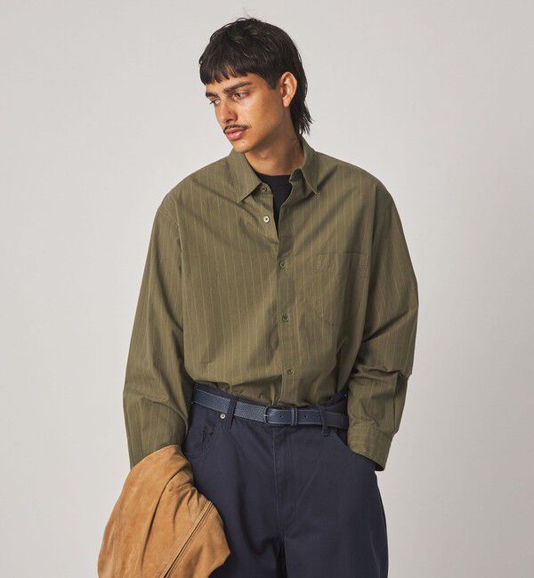 STEVEN ALAN「＜Steven Alan＞ ポプリン レギュラーカラー シャツ LOOSE」|シャツ・ブラウス|