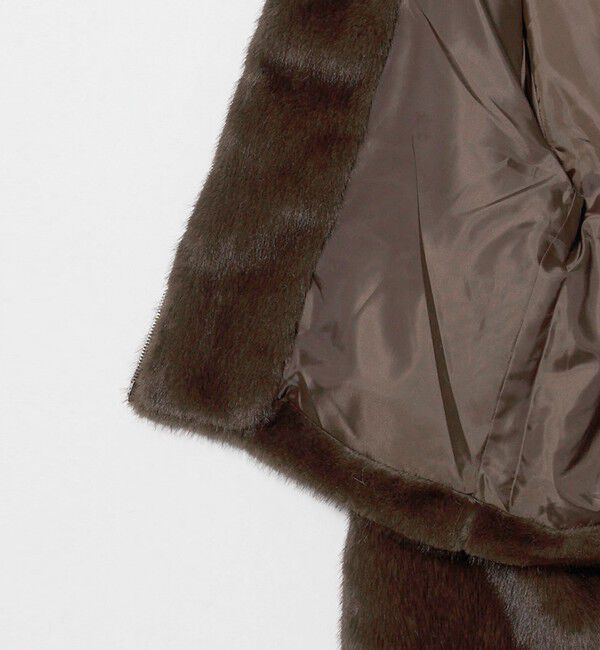 BEAUTY&YOUTH UNITED ARROWS「【別注】＜She is-.＞フェイクファー ジャケット」|その他|