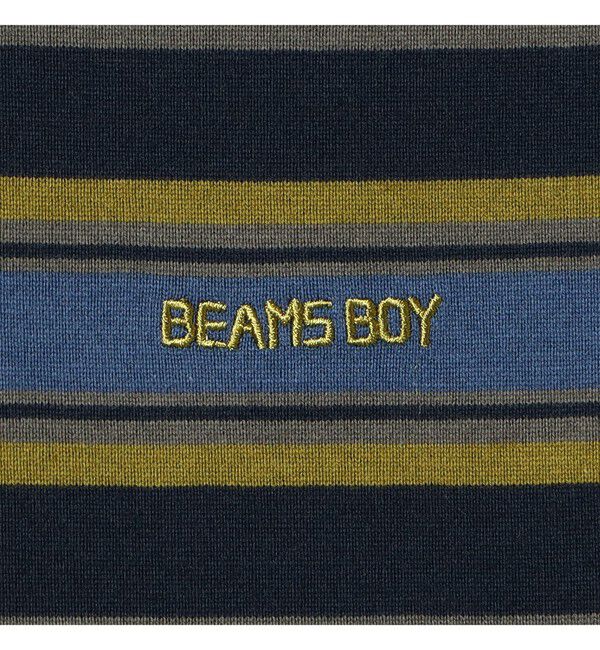 BEAMSBOY「ボーイ エンブロイダリー ボーダー ロングスリーブ」|Tシャツ・カットソー|