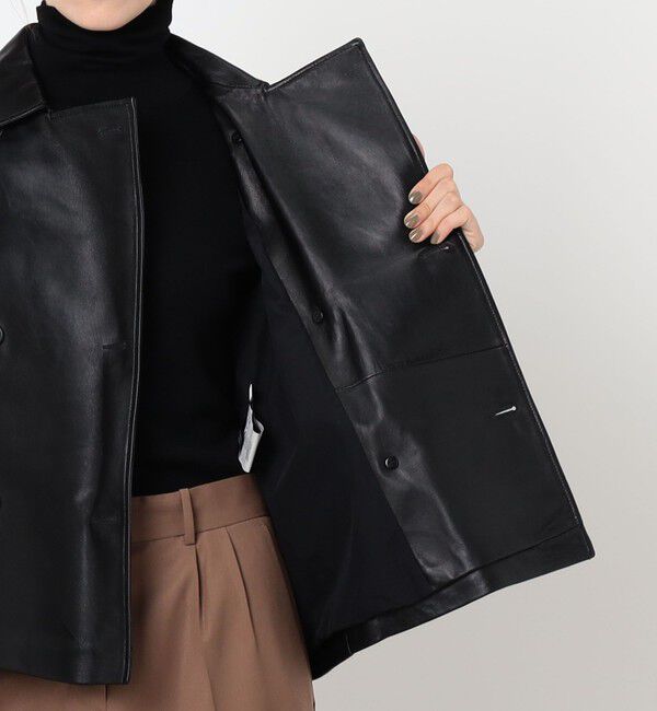 TOMORROWLAND BUYING WEAR「ARMA FENNA Lamb Butter レザー シャツジャケット」|その他|