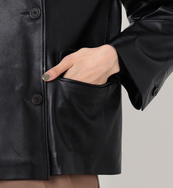 TOMORROWLAND BUYING WEAR「ARMA FENNA Lamb Butter レザー シャツジャケット」|その他|