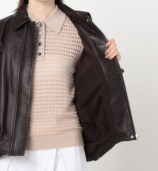 ARMA MELIS Lamb Butter レザー ジャケット（TOMORROWLAND BUYING WEAR