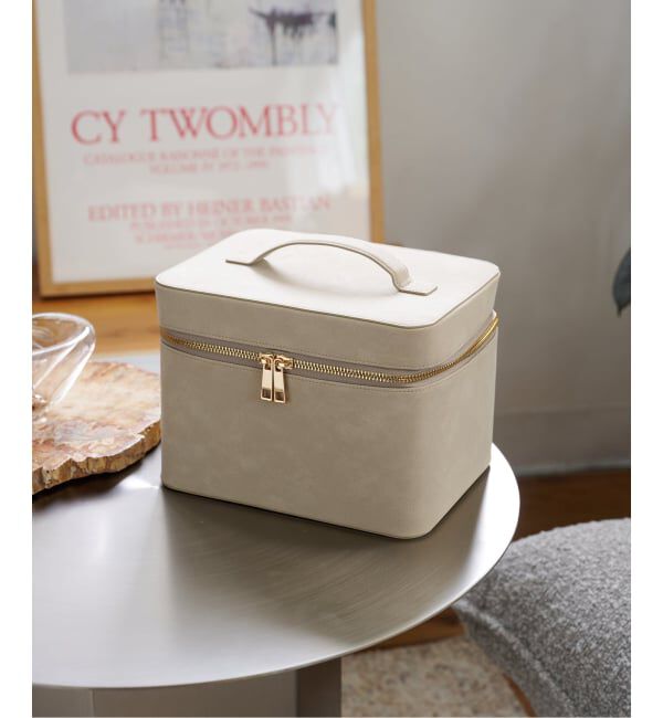 journal standard Furniture「JSF VANITY CASE L　ヴァニティケース」|ポーチ|グレー