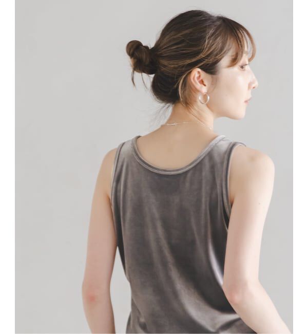 NOBLE「《NOBLE別注》GREYCHORD/グレーコード ベロアVネックノースリーブ」|Tシャツ・カットソー|