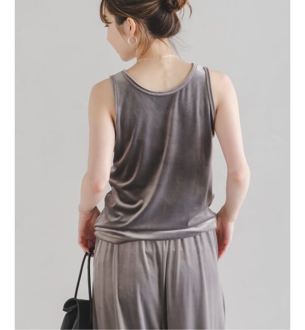 NOBLE「《NOBLE別注》GREYCHORD/グレーコード ベロアVネックノースリーブ」|Tシャツ・カットソー|