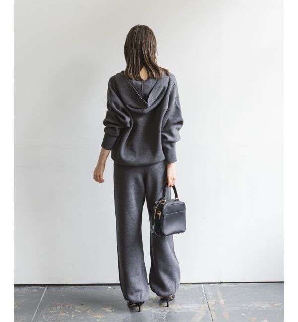 NOBLE「《WEB＆一部店舗限定追加予約》接結タック編みフードプルオーバー」|ニット・セーター|