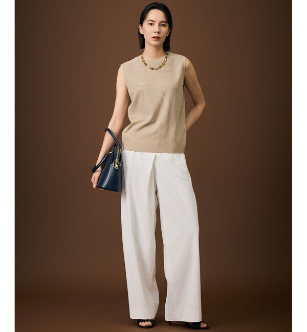 自由区「【カタログ掲載・人気素材・NEWアイテム・アンサンブル対応】ファンクショナルノースリーブ カットソー」|Tシャツ・カットソー|