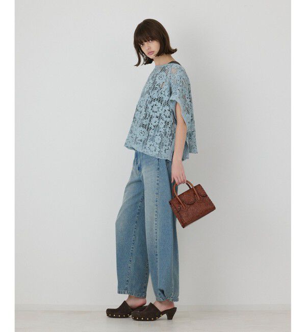 GRACE CONTINENTAL「メッシュエンブロイダリーポンチョトップ」|その他|