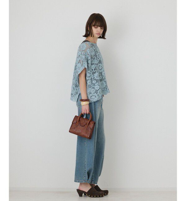 GRACE CONTINENTAL「メッシュエンブロイダリーポンチョトップ」|その他|