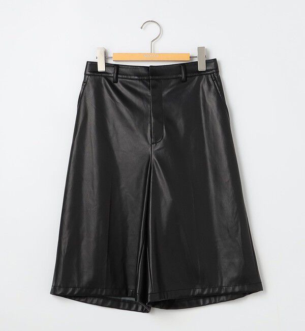 NOLLEY'S sophi「《セットアップ対応》ウォッシャブルフェイクレザーハーフパンツ」|その他|
