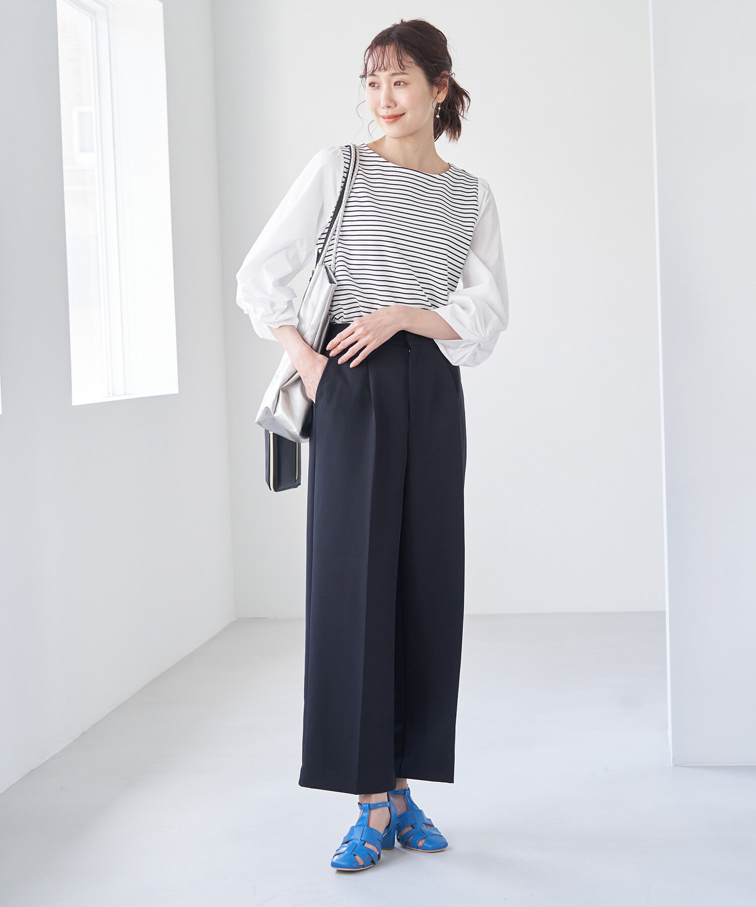 Rope&rsquo;Picnic「【360&deg;ウルトラストレッチ】セットアップ対応/ワイドパンツ【一部店舗限定34,42サイズ】」|その他|