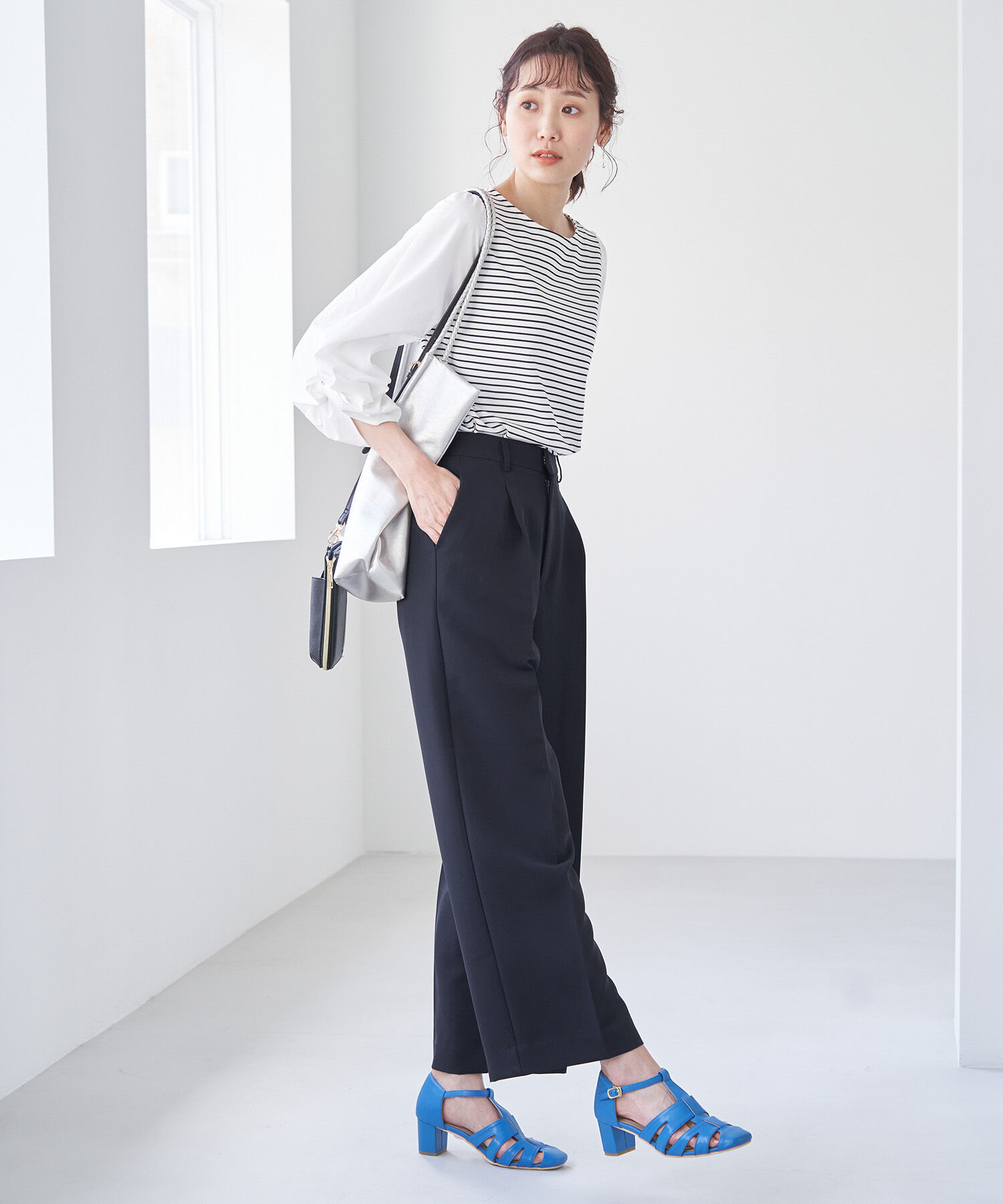 Rope&rsquo;Picnic「【360&deg;ウルトラストレッチ】セットアップ対応/ワイドパンツ【一部店舗限定34,42サイズ】」|その他|