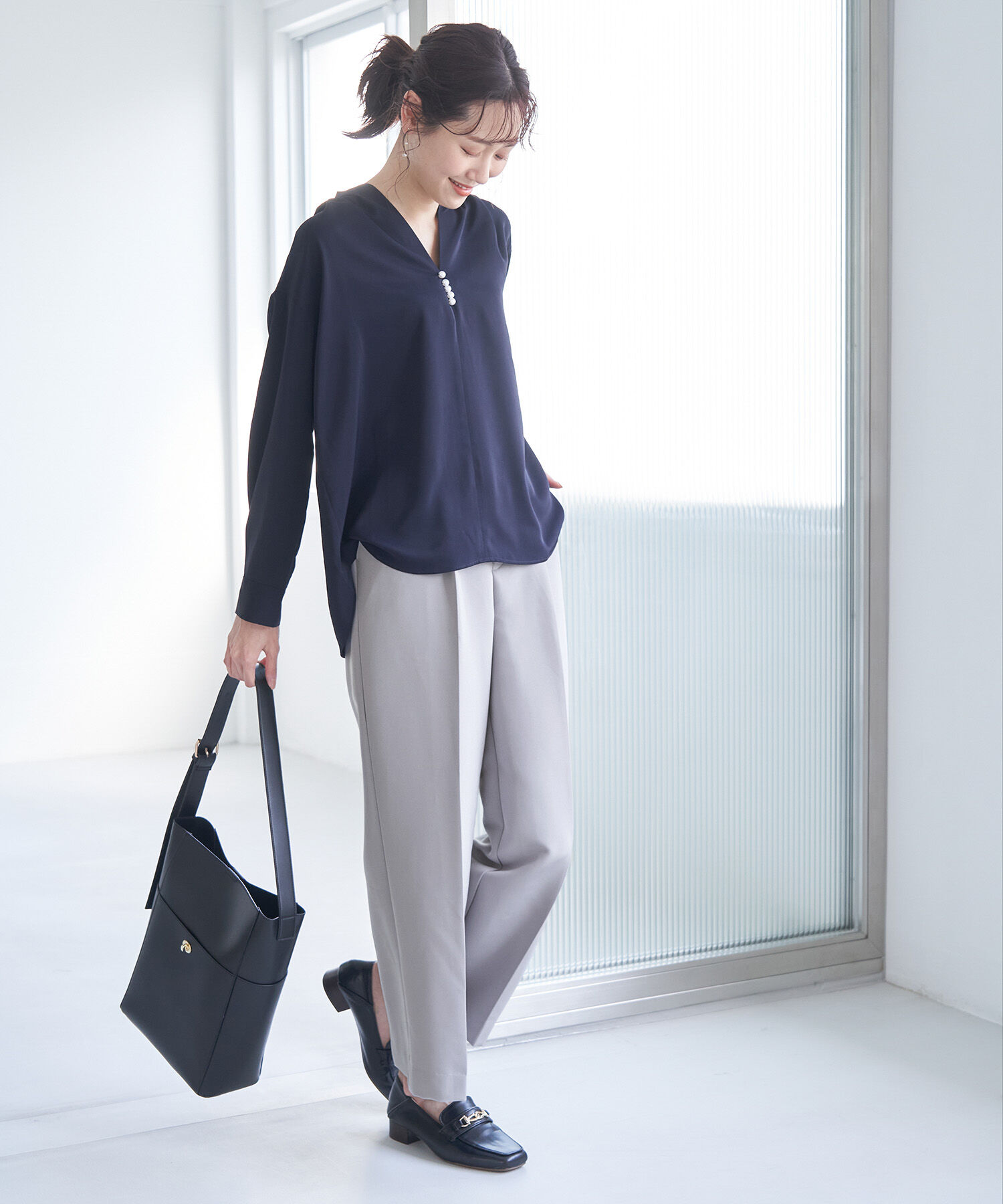 Rope&rsquo;Picnic「【360&deg;ウルトラストレッチ】セットアップ対応/ワイドパンツ【一部店舗限定34,42サイズ】」|その他|