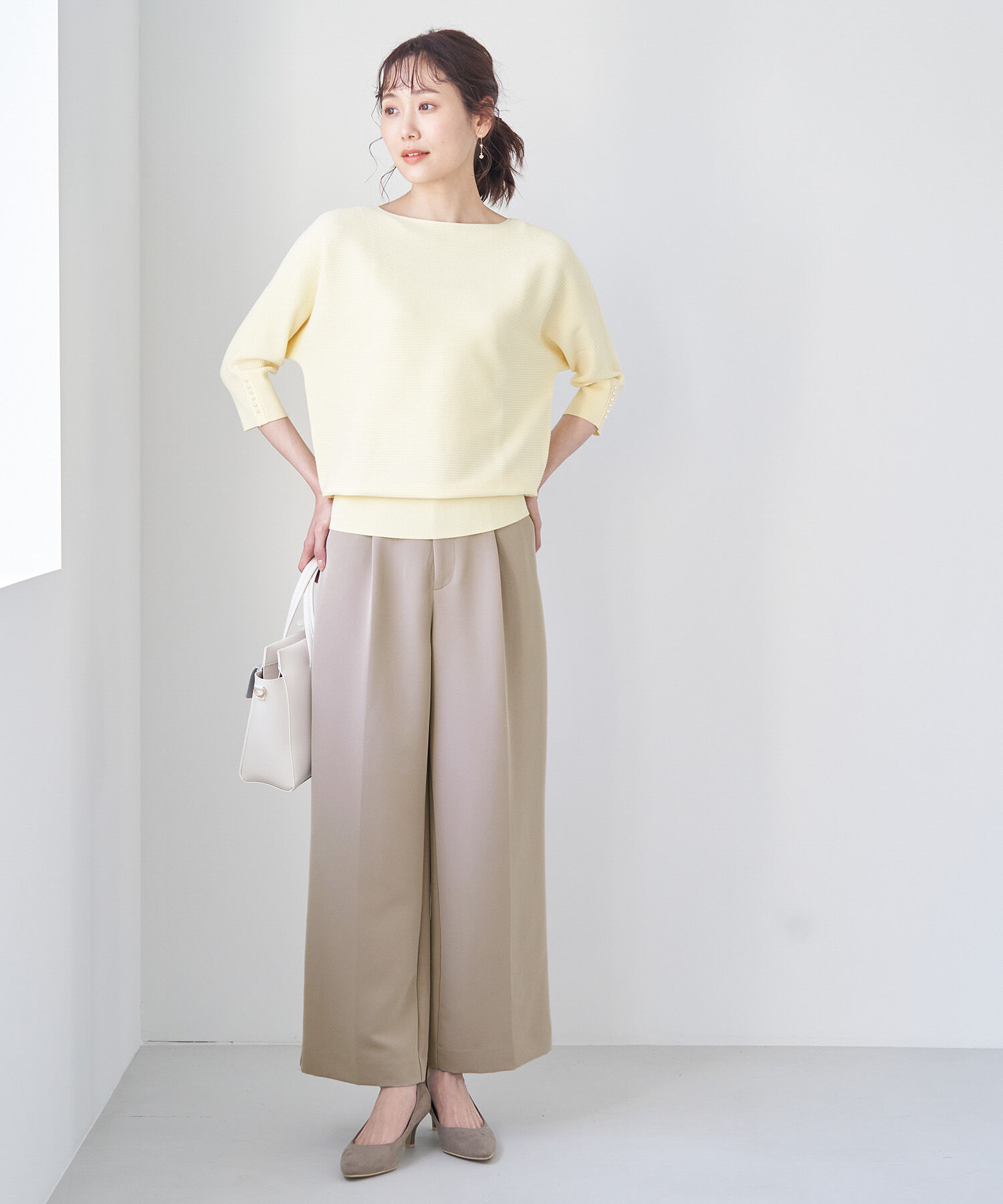 Rope&rsquo;Picnic「【360&deg;ウルトラストレッチ】セットアップ対応/ワイドパンツ【一部店舗限定34,42サイズ】」|その他|