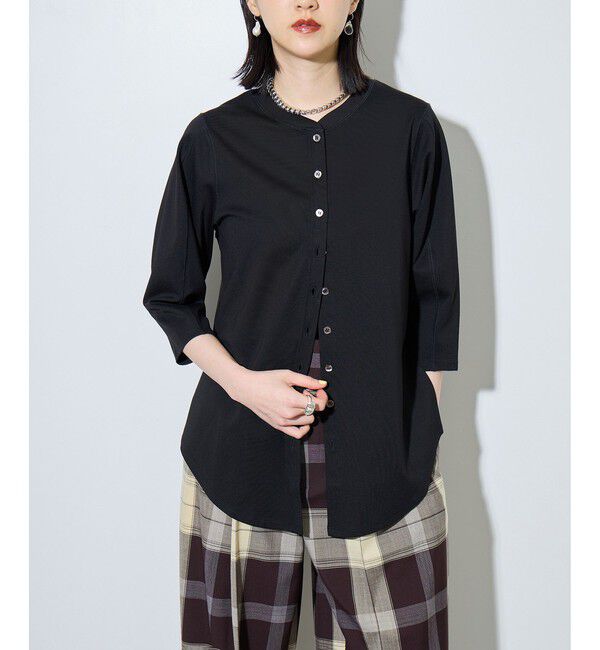 ADAM ET ROPE'「マルチwayヘンリーネックプルオーバー」|Tシャツ・カットソー|